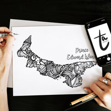 Load image into Gallery viewer, canada coloring pages | Coloring pages for adults | Coloring pages for kids | canada map coloring sheets | canada map coloring page | canadian provinces coloring page