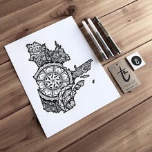 Load image into Gallery viewer, Map of Quebec Canada | Map Art | Travel Gift Ideas | Quebec City Map | Map Wall Art | Canadian provinces of Canada