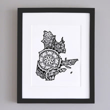Load image into Gallery viewer, Map of Quebec Canada | Map Art | Travel Gift Ideas | Quebec City Map | Map Wall Art | Canadian provinces of Canada