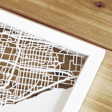 Load image into Gallery viewer, Custom Map Papercut - Choose Your Own Location