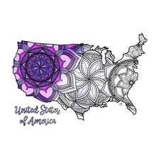 Load image into Gallery viewer, usa coloring pages | state map coloring pages for adults | Coloring pages for kids | usa map coloring sheets | state map coloring page | united states coloring page | united states of america | map of america