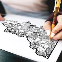 Load image into Gallery viewer, Coloring Pages | Victoria Australia Map