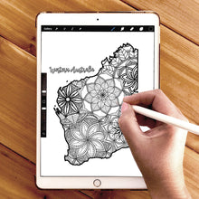 Load image into Gallery viewer, Coloring Pages | Western Australia Map