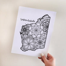 Load image into Gallery viewer, Coloring Pages | Western Australia Map