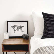 Load image into Gallery viewer, Map of the World | Map Art | Travel Gift Ideas | World City Map | Map Wall Art | World Map