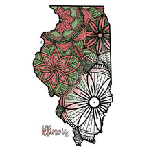 Load image into Gallery viewer, illinois usa coloring pages | state map coloring pages for adults | Coloring pages for kids | illinois usa map coloring sheets | state map coloring page | united states coloring page | united states of america | map of america
