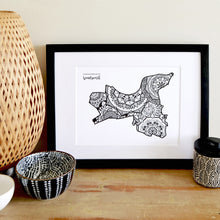 Load image into Gallery viewer, Map of London Borough of Wandsworth | Map of Wandsworth London | Map Art | Travel Gift Ideas | London Borough of Wandsworth City Map | Map Wall Art | London Borough of Wandsworth Map
