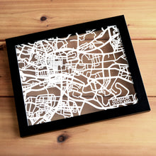 Load image into Gallery viewer, Map of Glasgow Scotland | Papercut Map Art | Travel Gift Ideas | Glasgow City Map | Map Wall Art | Glasgow Map | Scotland Map | Scotland Papercut City Maps
