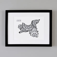 Load image into Gallery viewer, Map of London Borough of Wandsworth | Map of Wandsworth London | Map Art | Travel Gift Ideas | London Borough of Wandsworth City Map | Map Wall Art | London Borough of Wandsworth Map
