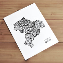 Load image into Gallery viewer, Map of London Borough of Hackney | Map of Hackney London | Map Art | Travel Gift Ideas | London Borough of Hackney City Map | Map Wall Art | London Borough of Hackney Map
