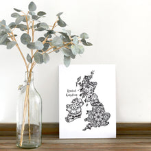 Load image into Gallery viewer, Map of UK | Map of England | Map Art | Travel Gift Ideas | UK City Map | Map Wall Art | United Kingdom Map | England Map
