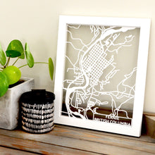Load image into Gallery viewer, Fernie, British Columbia, Canada Papercut Map Art
