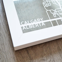 Load image into Gallery viewer, Calgary, Alberta, Canada Papercut Map Art
