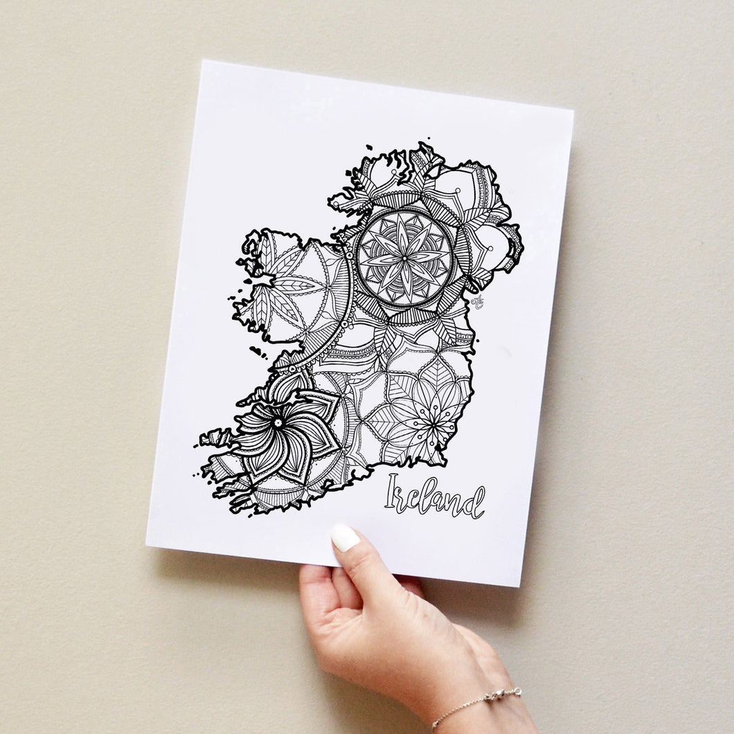 Ireland coloring pages | Coloring pages for adults | Coloring pages for kids | ireland map coloring sheets | ireland map | ireland map coloring sheets