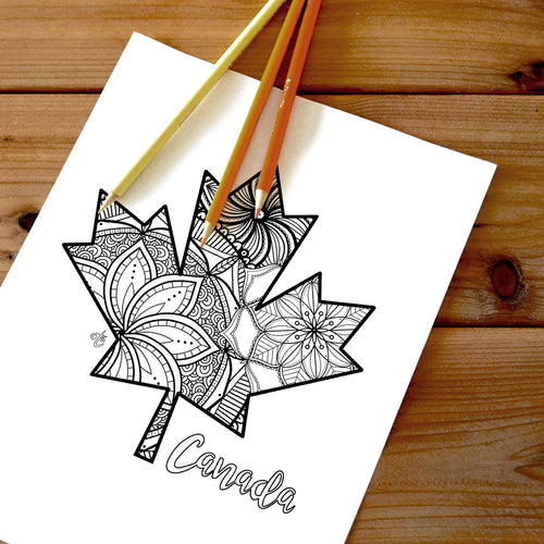 maple leaf canada coloring pages | Coloring pages for adults | Coloring pages for kids | canada map coloring sheets | maple leaf coloring page | canadian provinces coloring page