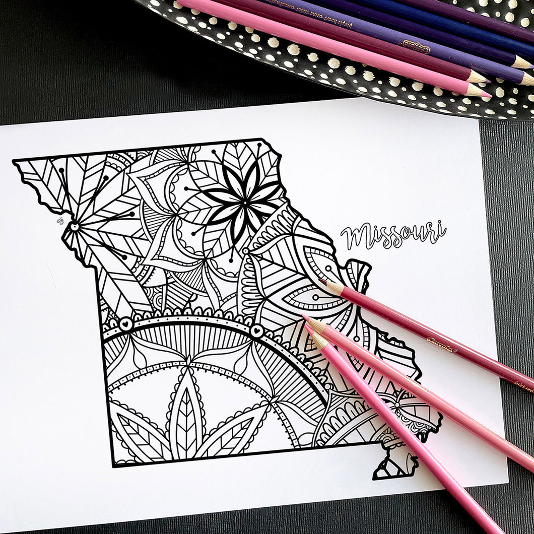 missouri usa coloring pages | state map coloring pages for adults | Coloring pages for kids | missouri usa map coloring sheets | state map coloring page | united states coloring page | united states of america | map of america