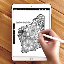 Load image into Gallery viewer, Coloring Pages | Western Australia Map
